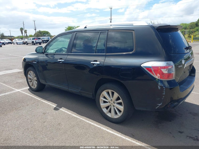 2008 Toyota Highlander hybrid VIN JTEEW44A782005965 IAAI salvage auction — NORMAL WEAR, Clear (Hawaii), sold $275 on 2026-07-28 (photo 3)