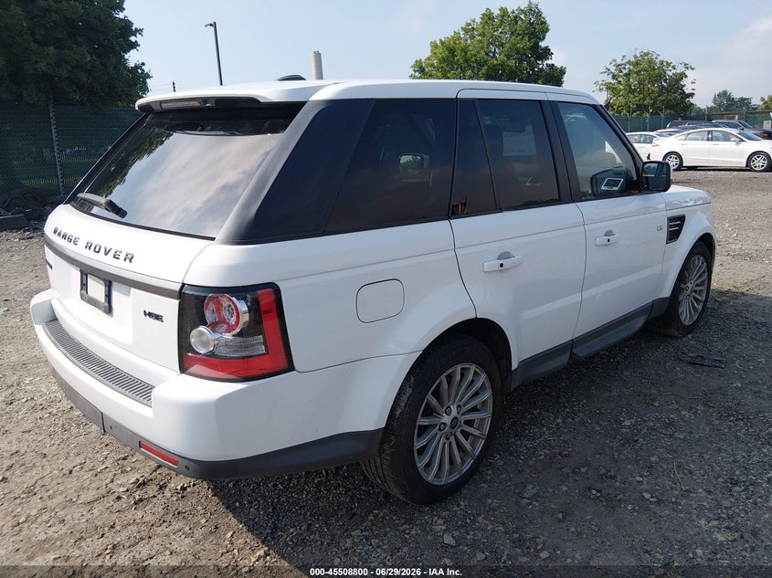 2013 Land rover Range rover sport VIN SALSF2D41DA770880 IAAI salvage auction — NORMAL WEAR, Clear (Pennsylvania), sold $700 on 2026-07-10 (photo 4)