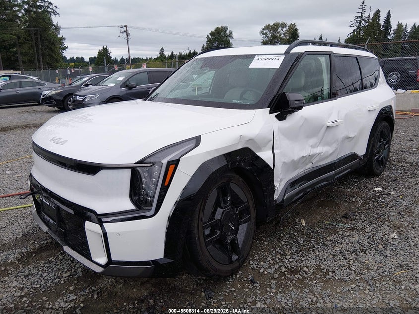 2025 Kia EV9 VIN KNDAEFS59S6054513 IAAI salvage auction — Side, Bill Of Sale (Washington), sold $21,900 on 2026-08-20 (photo 2)