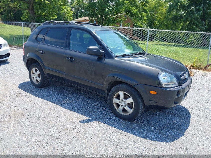 2005 Hyundai Tucson VIN KM8JM12B65U164135 IAAI salvage auction — NORMAL WEAR, Clear (Virginia), sold $250 on 2026-07-14 (photo 1)