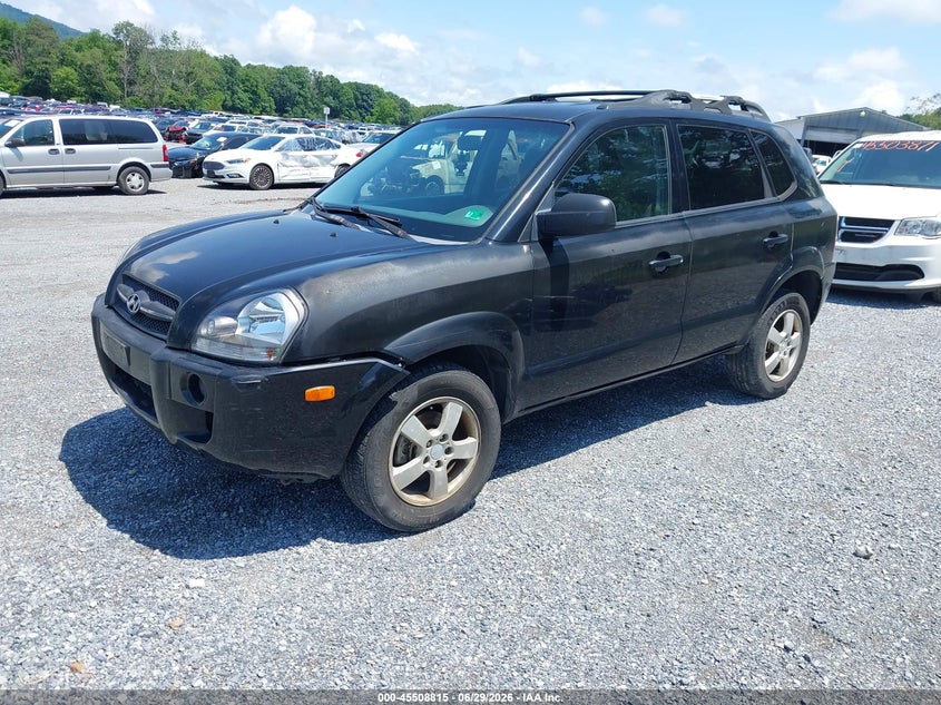2005 Hyundai Tucson VIN KM8JM12B65U164135 IAAI salvage auction — NORMAL WEAR, Clear (Virginia), sold $250 on 2026-07-14 (photo 2)