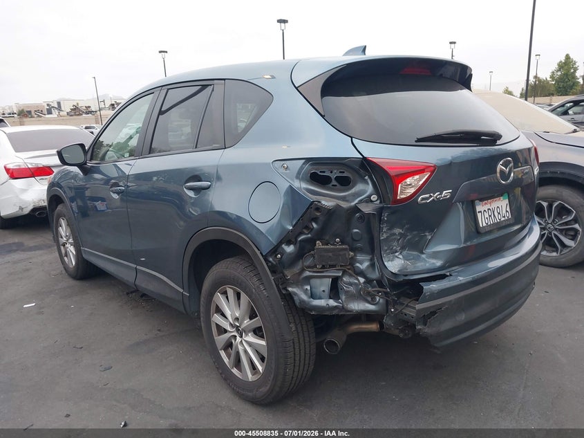 2015 Mazda Cx-5 VIN JM3KE2CY4F0487940 IAAI salvage auction — REAR END, Salvage Certificate (California), sold $2,650 on 2026-07-17 (photo 6)