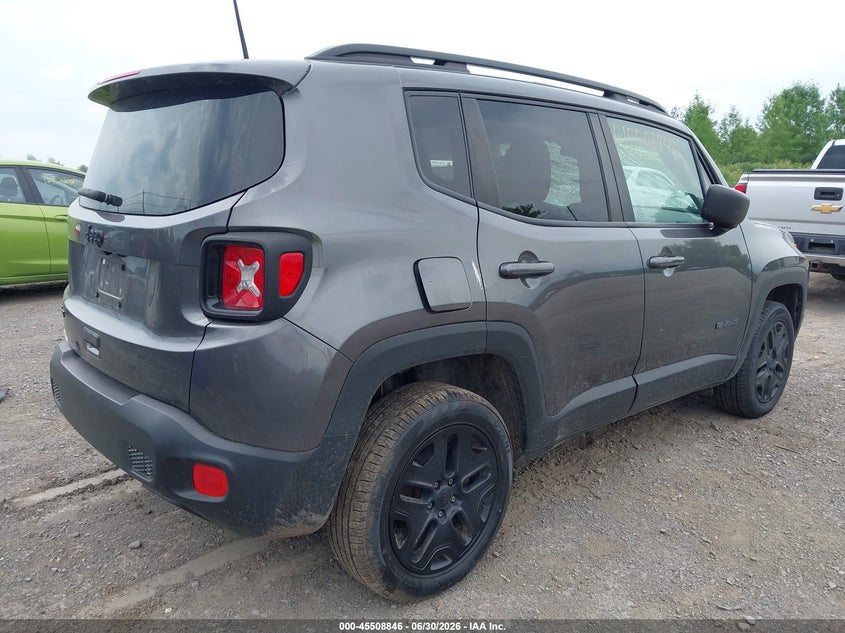2018 Jeep Renegade VIN ZACCJBAB7JPJ11613 IAAI salvage auction — FRONT END, Salvage Title, sold $750 on 2026-08-20 (photo 4)