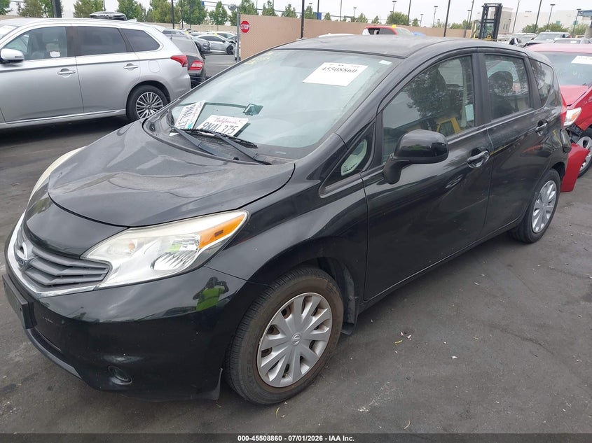 2014 Nissan Versa VIN 3N1CE2CP9EL426186 IAAI salvage auction — RIGHT SIDE, Salvage Title, sold $675 on 2026-07-31 (photo 2)