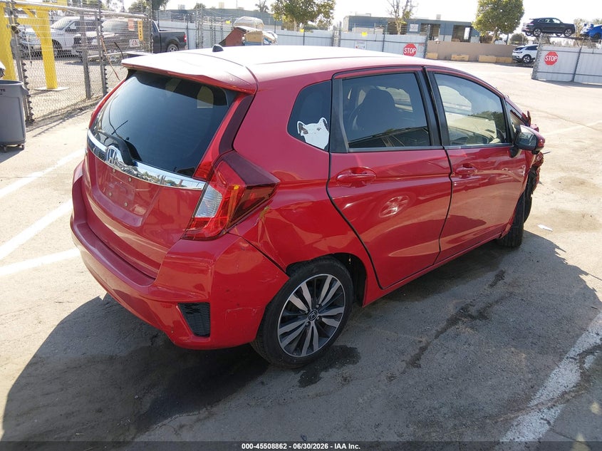 2016 Honda Fit VIN JHMGK5H70GX005531 IAAI salvage auction — NORMAL WEAR, Salvage (California), sold $625 on 2026-07-28 (photo 4)