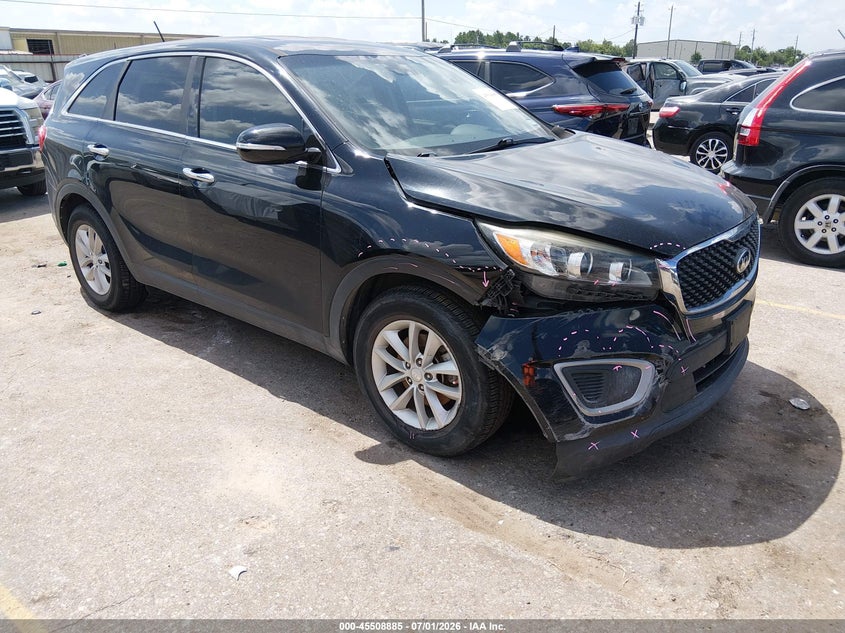 2018 Kia Sorento VIN 5XYPG4A31JG426978 IAAI salvage auction — RIGHT FRONT, Original (Texas), sold $2,100 on 2026-08-02 (photo 1)
