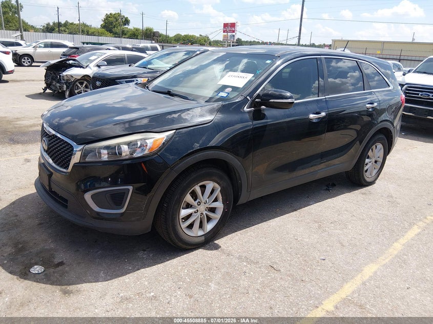2018 Kia Sorento VIN 5XYPG4A31JG426978 IAAI salvage auction — RIGHT FRONT, Original (Texas), sold $2,100 on 2026-08-02 (photo 2)