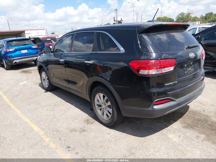 2018 Kia Sorento VIN 5XYPG4A31JG426978 IAAI salvage auction — RIGHT FRONT, Original (Texas), sold $2,100 on 2026-08-02 (photo 3)