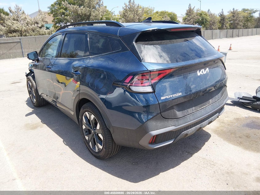 2023 Kia Sportage VIN KNDPZDAH9P7105072 IAAI salvage auction — FRONT END, Salvage Title, sold $9,200 on 2026-07-31 (photo 3)