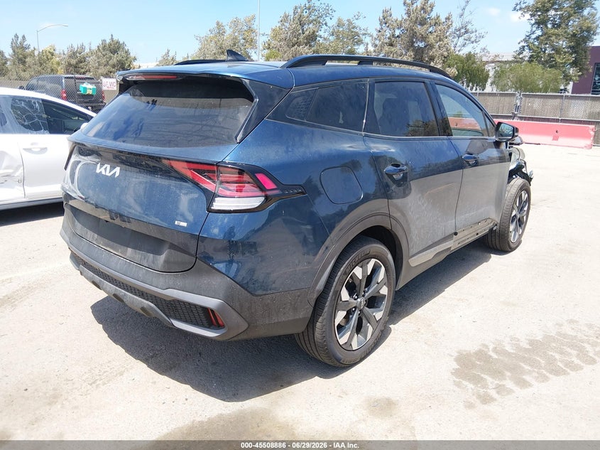 2023 Kia Sportage VIN KNDPZDAH9P7105072 IAAI salvage auction — FRONT END, Salvage Title, sold $9,200 on 2026-07-31 (photo 4)