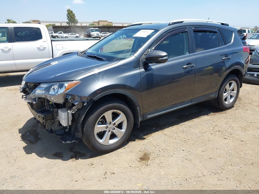 2013 Toyota Rav 4 VIN JTMWFREV7DD006622 IAAI salvage auction — FRONT & REAR, Salvage (California), sold $3,950 on 2026-07-05 (photo 2)