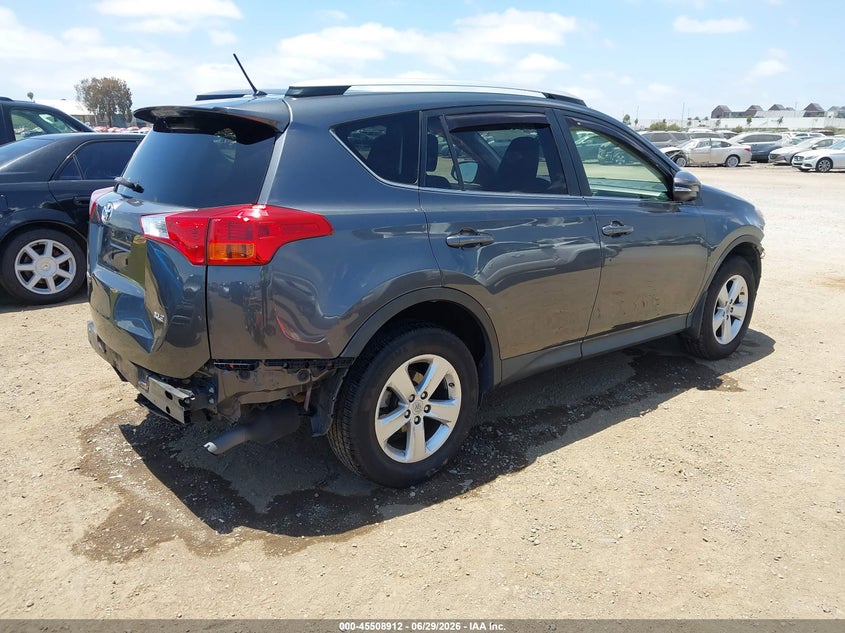 2013 Toyota Rav 4 VIN JTMWFREV7DD006622 IAAI salvage auction — FRONT & REAR, Salvage (California), sold $3,950 on 2026-07-05 (photo 4)