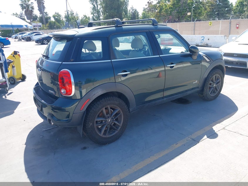 2013 Mini Countryman VIN WMWZC5C54DWP33039 IAAI salvage auction — NORMAL WEAR, Clear - Dealer Only (California), sold $400 on 2026-07-13 (photo 4)