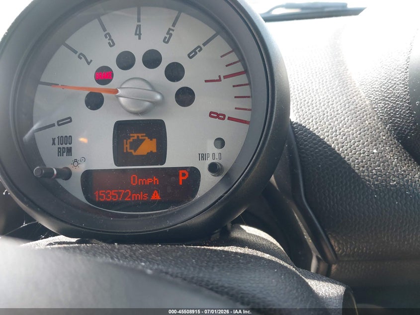 2013 Mini Countryman VIN WMWZC5C54DWP33039 IAAI salvage auction — NORMAL WEAR, Clear - Dealer Only (California), sold $400 on 2026-07-13 (photo 7)
