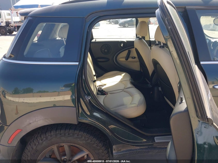2013 Mini Countryman VIN WMWZC5C54DWP33039 IAAI salvage auction — NORMAL WEAR, Clear - Dealer Only (California), sold $400 on 2026-07-13 (photo 8)