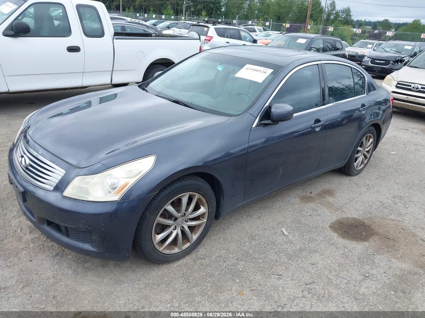 2007 Infiniti G35 VIN JNKBV61E47M724704 IAAI salvage auction — NORMAL WEAR, Clear (Washington), sold $575 on 2026-07-29 (photo 2)