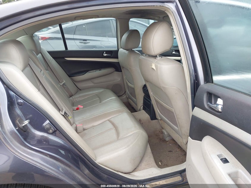 2007 Infiniti G35 VIN JNKBV61E47M724704 IAAI salvage auction — NORMAL WEAR, Clear (Washington), sold $575 on 2026-07-29 (photo 8)