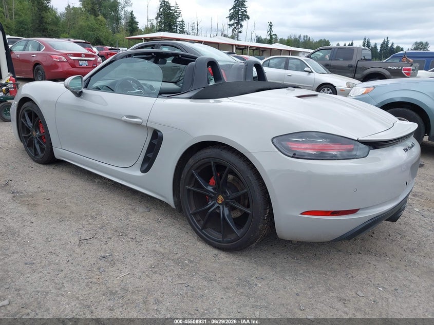 2019 Porsche 718 boxster VIN WP0CB2A80KS228742 IAAI salvage auction — FRESH WATER, Bill Of Sale (Washington), sold $18,050 on 2026-07-20 (photo 3)
