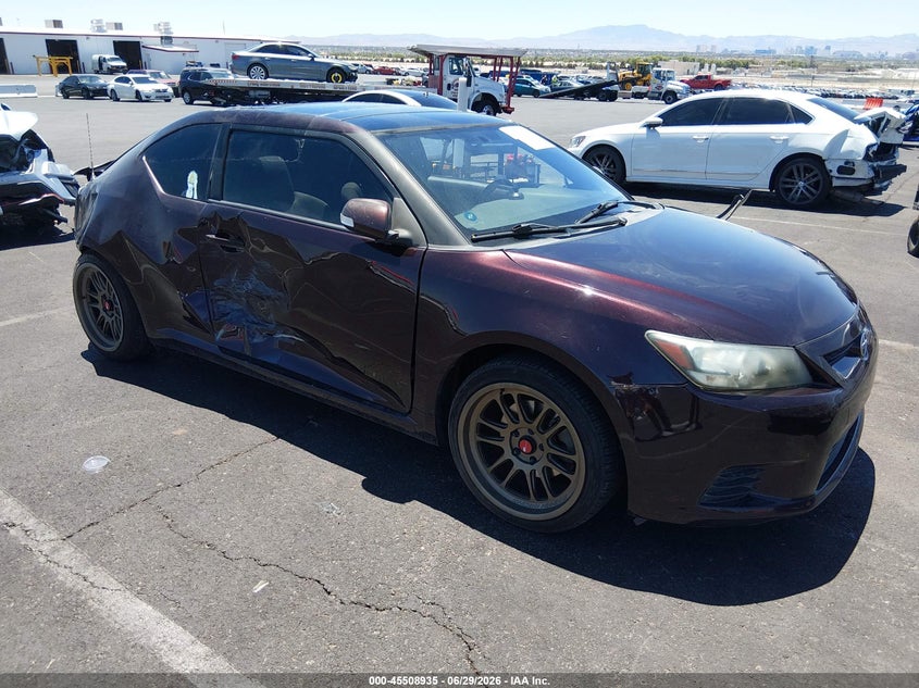 2011 Scion Tc VIN JTKJF5C74B3007519 IAAI salvage auction — FRONT & REAR, Salvage (Nevada), sold $375 on 2026-07-17 (photo 1)