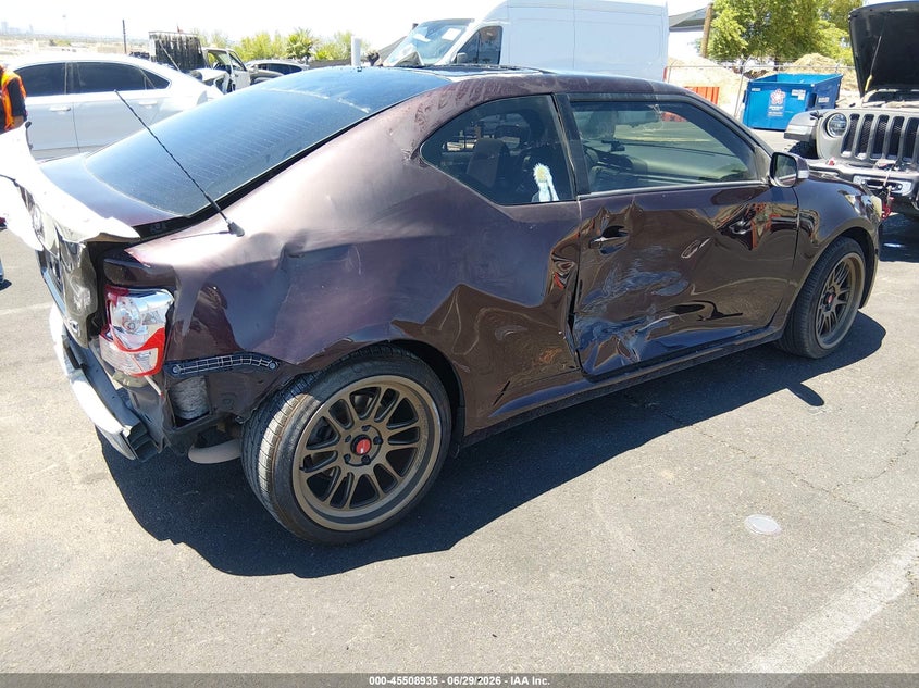 2011 Scion Tc VIN JTKJF5C74B3007519 IAAI salvage auction — FRONT & REAR, Salvage (Nevada), sold $375 on 2026-07-17 (photo 4)