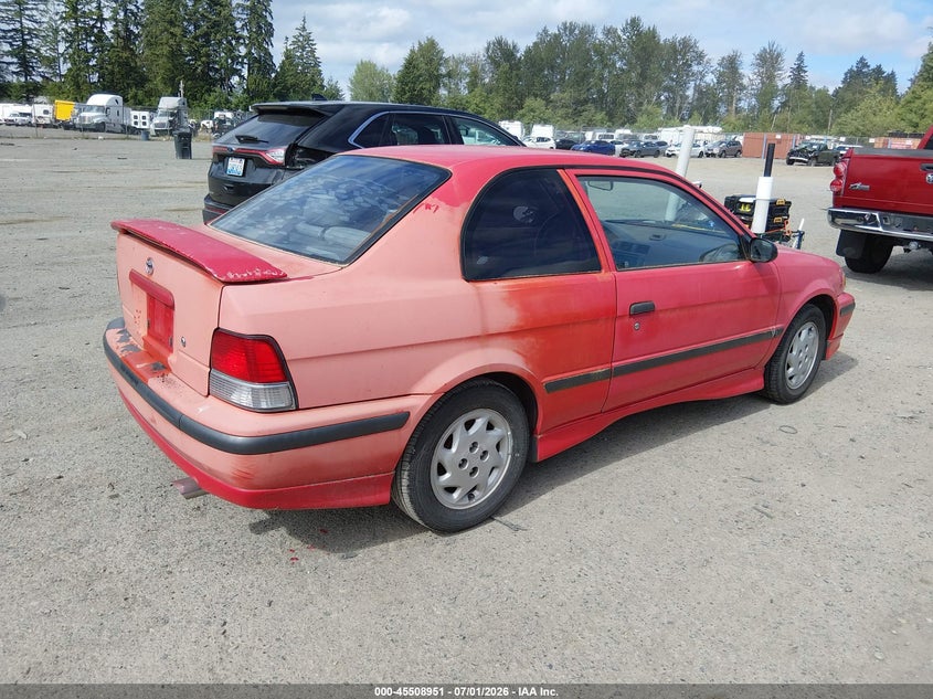 1998 Toyota Tercel VIN JT2AC52L6W0310803 IAAI salvage auction — FRONT & REAR, Clear (Washington), sold $825 on 2026-07-29 (photo 4)