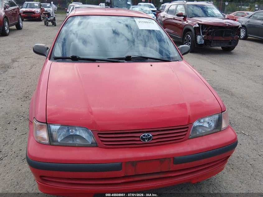 1998 Toyota Tercel VIN JT2AC52L6W0310803 IAAI salvage auction — FRONT & REAR, Clear (Washington), sold $825 on 2026-07-29 (photo 6)