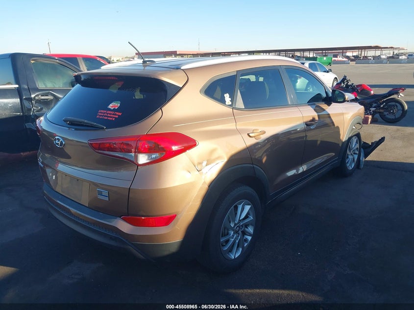 2016 Hyundai Tucson VIN KM8J33A41GU032100 IAAI salvage auction — RIGHT FRONT, Salvage (Arizona), sold $1,850 on 2026-07-28 (photo 4)