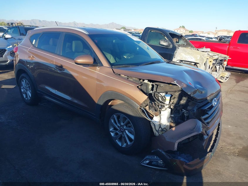 2016 Hyundai Tucson VIN KM8J33A41GU032100 IAAI salvage auction — RIGHT FRONT, Salvage (Arizona), sold $1,850 on 2026-07-28 (photo 6)