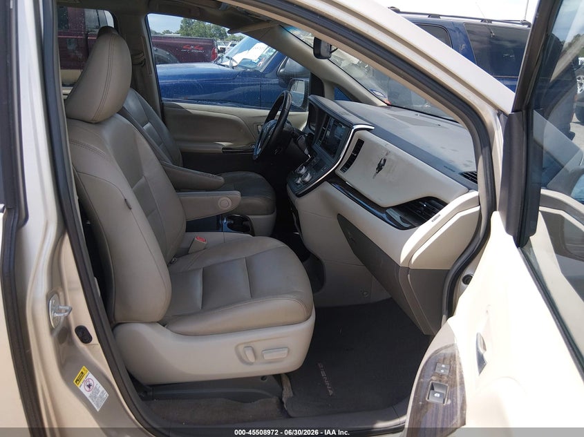 2015 Toyota Sienna VIN 5TDYK3DC1FS535296 IAAI salvage auction — NORMAL WEAR, Original (Texas), sold $2,650 on 2026-07-15 (photo 5)