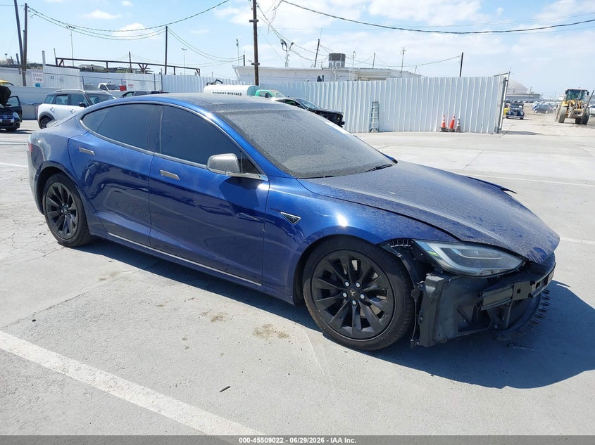 2016 Tesla Model s VIN 5YJSA1E23GF157216 IAAI salvage auction — FRONT END, Salvage (California), sold $3,075 on 2026-07-15 (photo 1)