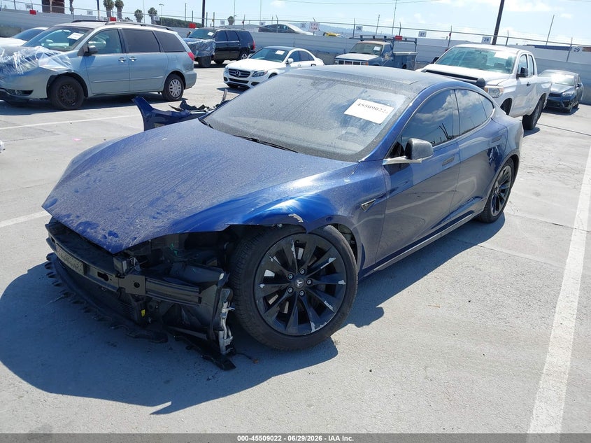 2016 Tesla Model s VIN 5YJSA1E23GF157216 IAAI salvage auction — FRONT END, Salvage (California), sold $3,075 on 2026-07-15 (photo 6)