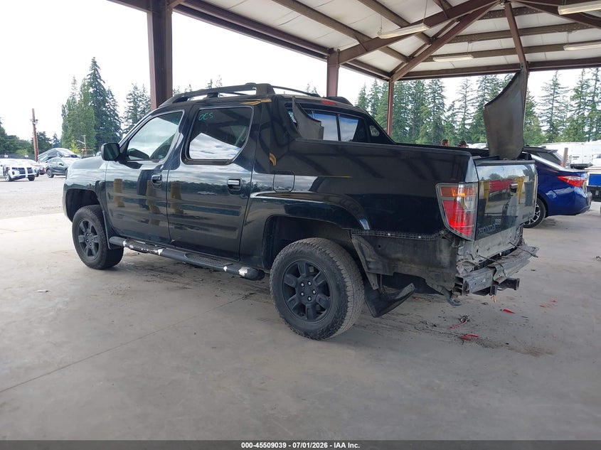 2007 Honda Ridgeline VIN 2HJYK16307H510807 IAAI salvage auction — REAR END, Bill Of Sale (Washington), sold $875 on 2026-07-09 (photo 3)