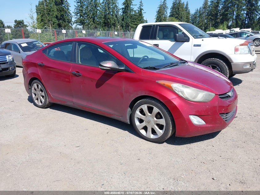 2012 Hyundai Elantra VIN KMHDH4AE5CU443345 IAAI salvage auction — NORMAL WEAR, Clear (Washington), sold $425 on 2026-07-15 (photo 1)