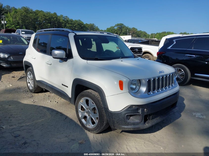 2015 Jeep Renegade VIN ZACCJADT0FPB59855 IAAI salvage auction — NORMAL WEAR, Clear (Georgia), sold $1,025 on 2026-07-28 (photo 1)