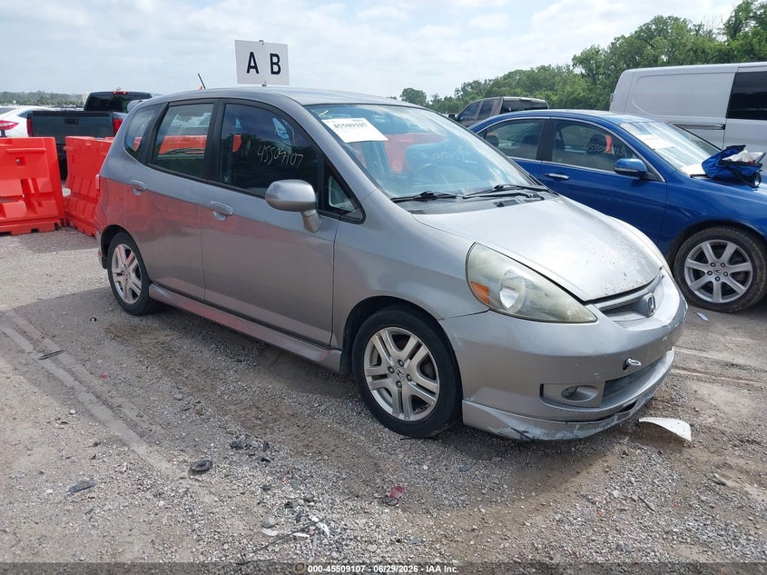 2008 Honda Fit VIN JHMGD38688S066873 IAAI salvage auction — NORMAL WEAR, Clear (Kansas), sold $500 on 2026-07-29 (photo 1)