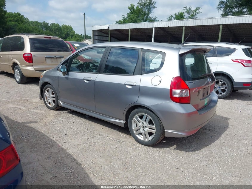 2008 Honda Fit VIN JHMGD38688S066873 IAAI salvage auction — NORMAL WEAR, Clear (Kansas), sold $500 on 2026-07-29 (photo 3)