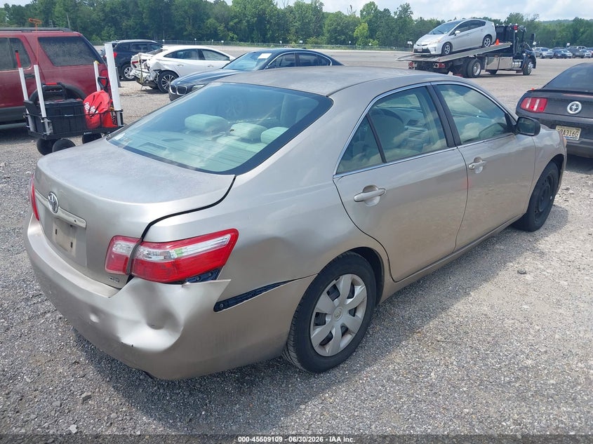 2007 Toyota Camry VIN JTNBE46K173050680 IAAI salvage auction — NORMAL WEAR, Clear (Mississippi), sold $250 on 2026-07-22 (photo 4)