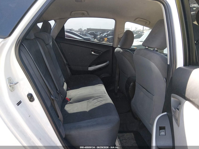 2012 Toyota Prius VIN JTDKN3DU2C5391149 IAAI salvage auction — LEFT REAR, Salvage Title, sold $1,250 on 2026-07-29 (photo 8)