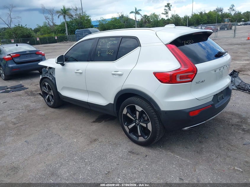 2019 Volvo Xc40 VIN YV4162UL9K2134741 IAAI salvage auction — FRONT END, Rebuildable (Florida), sold $5,600 on 2026-07-29 (photo 3)