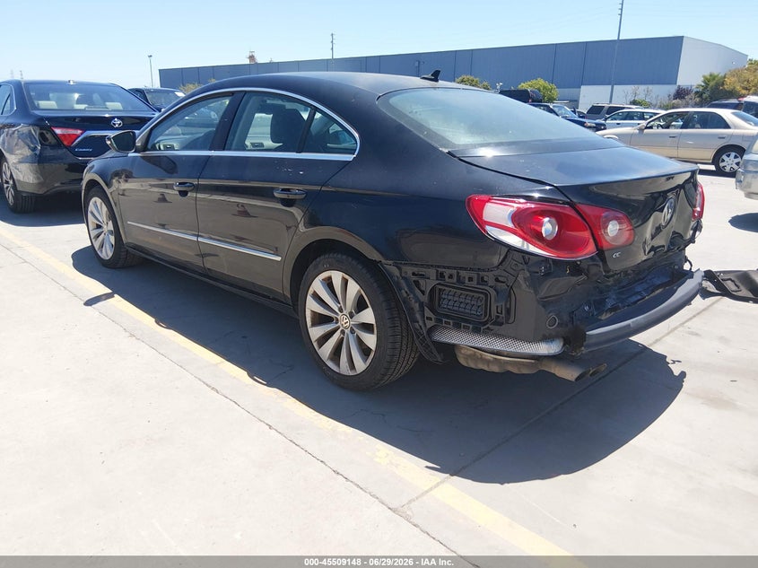 2010 Volkswagen Cc VIN WVWMP7AN3AE554671 IAAI salvage auction — NORMAL WEAR, Salvage (California), sold $400 on 2026-07-20 (photo 3)