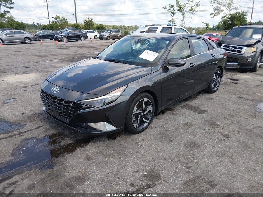 2023 Hyundai Elantra VIN 5NPLP4AG0PH111334 IAAI salvage auction — STORM DAMAGE, Rebuildable (Florida), sold $5,400 on 2026-08-01 (photo 2)