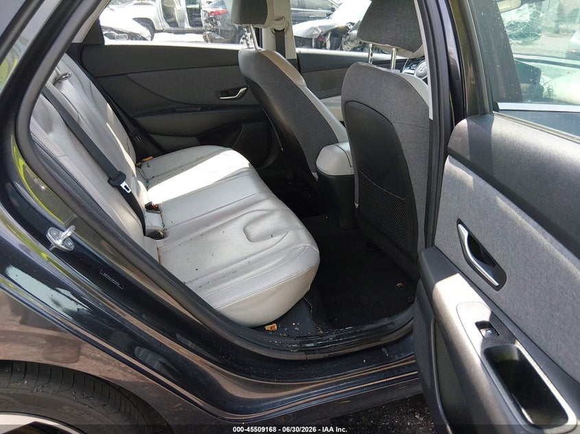 2023 Hyundai Elantra VIN 5NPLP4AG0PH111334 IAAI salvage auction — STORM DAMAGE, Rebuildable (Florida), sold $5,400 on 2026-08-01 (photo 8)
