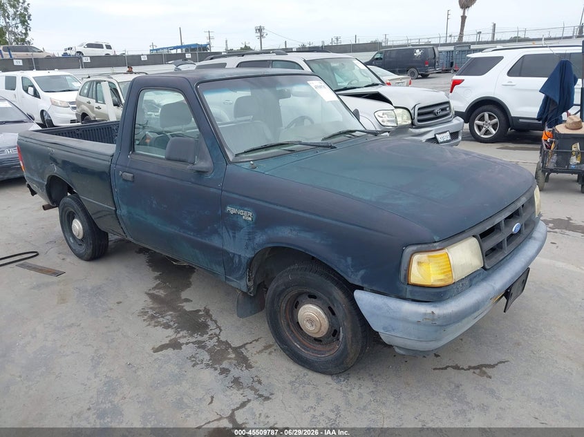 1994 Ford Ranger VIN 1FTCR10A1RTA86979 IAAI salvage auction — FRONT & REAR, Clear - Dealer Only (California), sold $875 on 2026-07-08 (photo 1)
