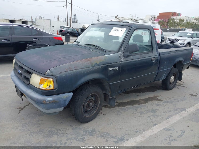 1994 Ford Ranger VIN 1FTCR10A1RTA86979 IAAI salvage auction — FRONT & REAR, Clear - Dealer Only (California), sold $875 on 2026-07-08 (photo 2)