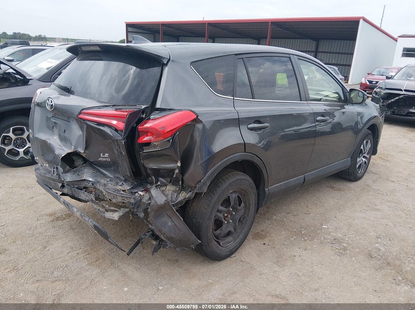 2018 Toyota Rav 4 VIN JTMBFREV7JJ727597 IAAI salvage auction — FRONT & REAR, Salvage (Nebraska), sold $2,000 on 2026-07-30 (photo 4)