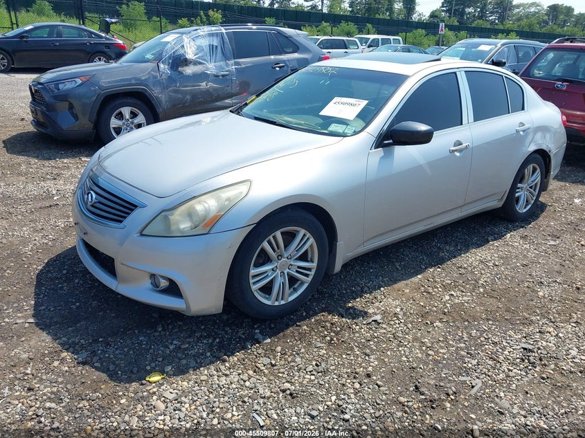 2012 Infiniti G25 VIN JN1DV6AR3CM730407 IAAI salvage auction — NORMAL WEAR, Clear (New York), sold $425 on 2026-07-14 (photo 2)