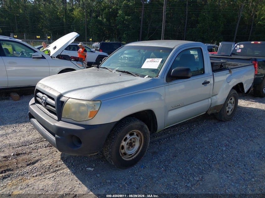 2007 Toyota Tacoma VIN 5TENX22N97Z322586 IAAI salvage auction — NORMAL WEAR, Clear (Mississippi), sold $2,850 on 2026-07-24 (photo 2)