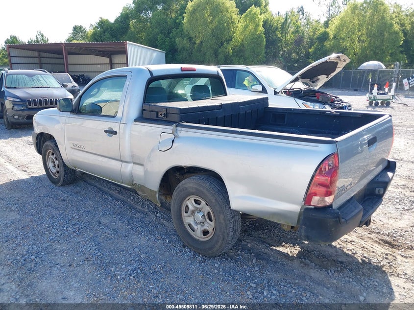2007 Toyota Tacoma VIN 5TENX22N97Z322586 IAAI salvage auction — NORMAL WEAR, Clear (Mississippi), sold $2,850 on 2026-07-24 (photo 3)