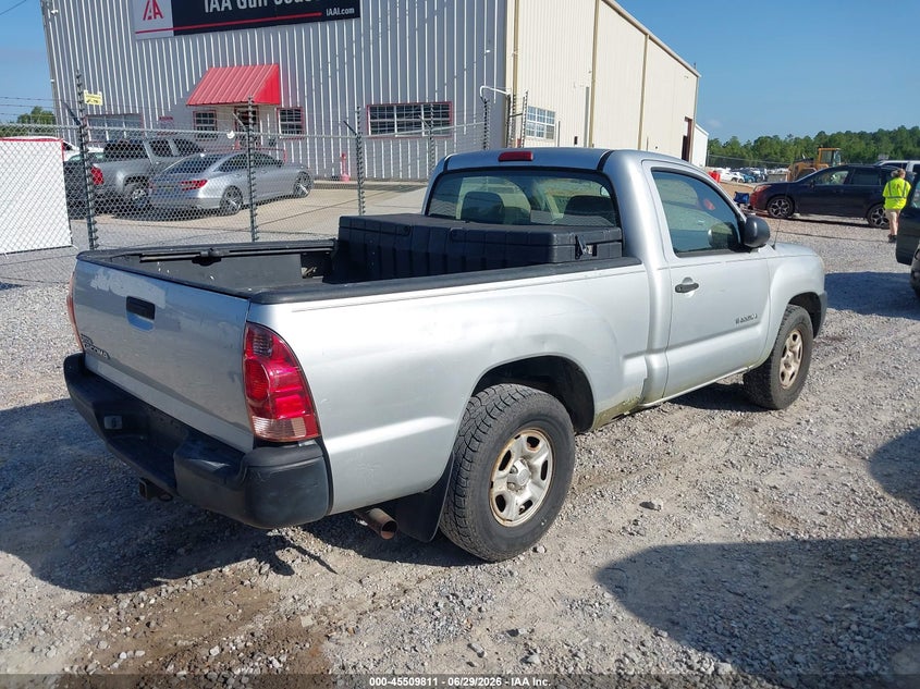 2007 Toyota Tacoma VIN 5TENX22N97Z322586 IAAI salvage auction — NORMAL WEAR, Clear (Mississippi), sold $2,850 on 2026-07-24 (photo 4)