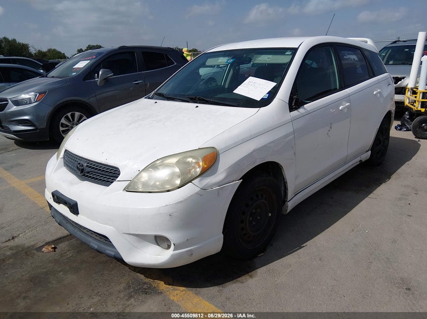2006 Toyota Matrix VIN 2T1KR32E26C581444 IAAI salvage auction — NORMAL WEAR, Clear (Texas), sold $500 on 2026-07-09 (photo 2)